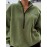 Solid Zip Front Plush Pullover Sweatshirt, Casual Long Sleeve Sweatshirt, Women's Clothing